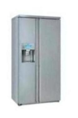 Smeg FA55PCIL3 American-Style Fridge Freezer - Stainless Steel